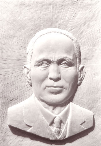 Gino Molisano - Marmo Statuario - 003 -Ritratto bassorilievo
