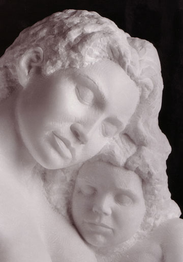 Gino Molisano - Marmo Statuario - 001 -Maternità -