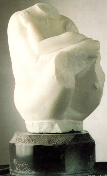 Gino Molisano - Marmo Statuario - 001 -Maternità -