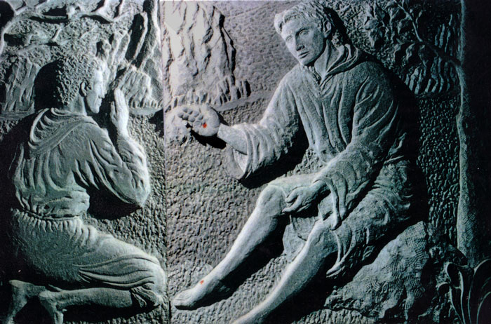 Opere in pietra serena-San francesco-